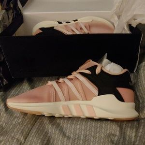 Limited edition addidas EQT pink, black and white